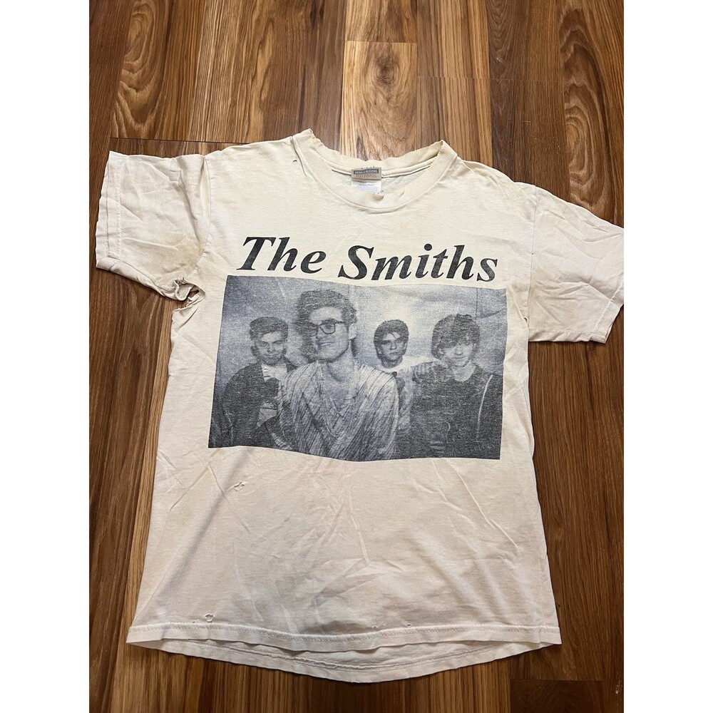The Smiths Vintage 90s T-Shirt Thrashed Distressed Hanes Heavyweight S Indie